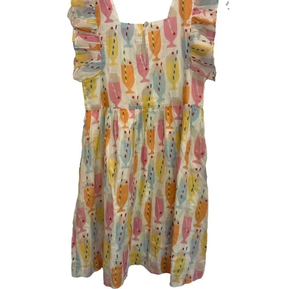 Pink Chicken Elsie Dress with Milkshakes NWT